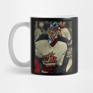 Jean Francois Labbe, 2003 Columbus Blue Jackets (3.48 GAA) Mug